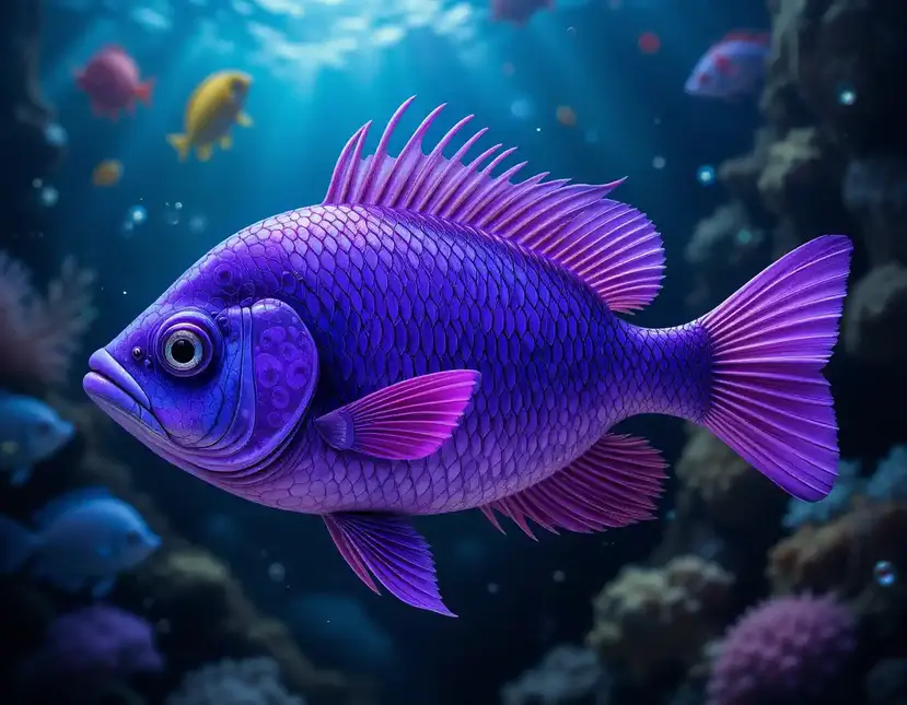 Purple Fish Names